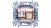 Simon 10 Gniazdo komputerowe pojedyncze RJ45 kat.6 kremowy C61.01/41
